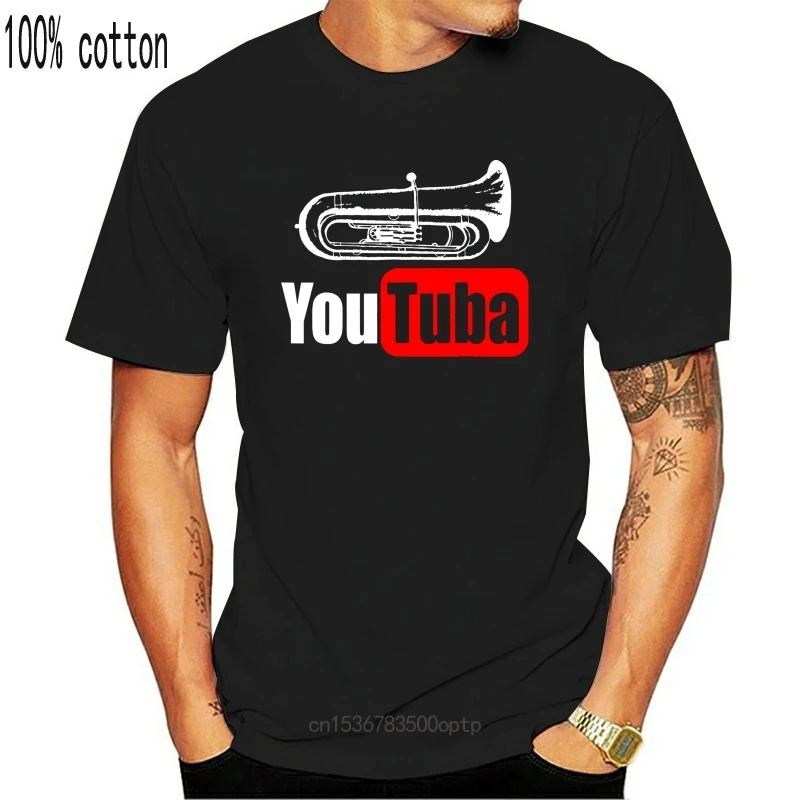 

Funny Tuba Player Mens T Shirt Marching Brass Tee