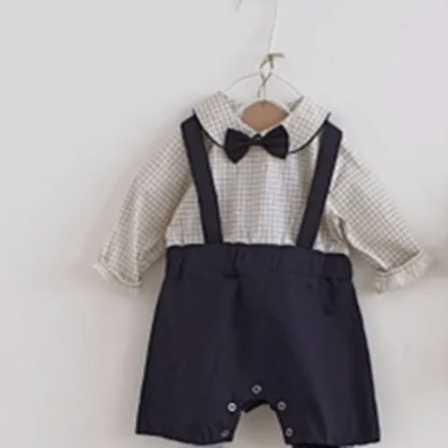 Комбинезон для новорожденных мальчиков Летняя одежда малышей с длинными