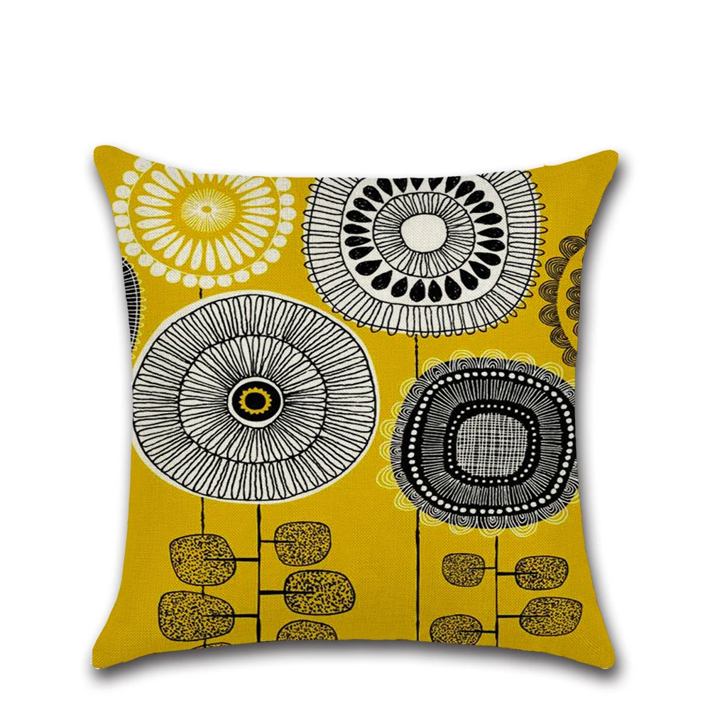 Постельное белье с геометрическим узором чехол для подушки героями мультфильмов