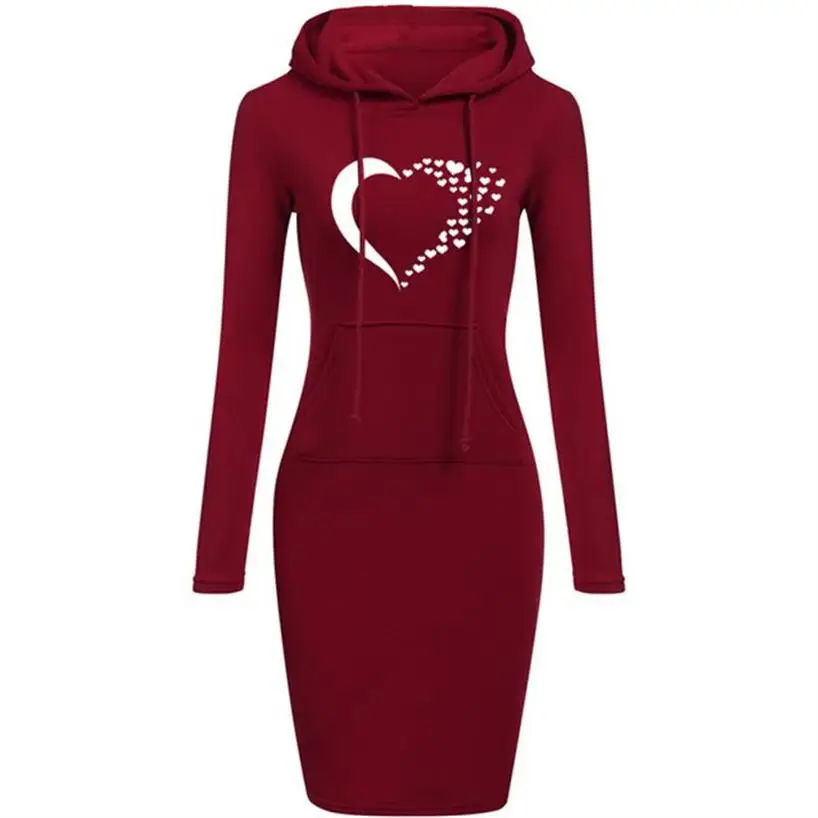 

Love You Print Hoodies For Women Contrast Hooded Hoodies Women Sweatshirt Femmes Sweatshirts Loose Pockets Funny Thick Plus Size