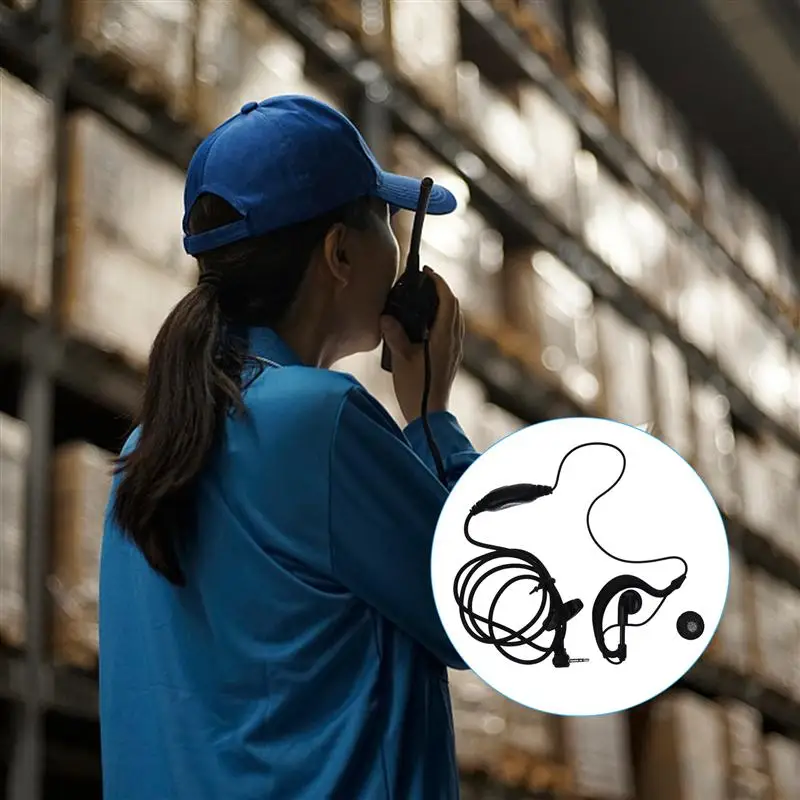 

1 Pc Intercom Headset Walkie Talkies Headset 2 Way Radio Earbuds Earpiece