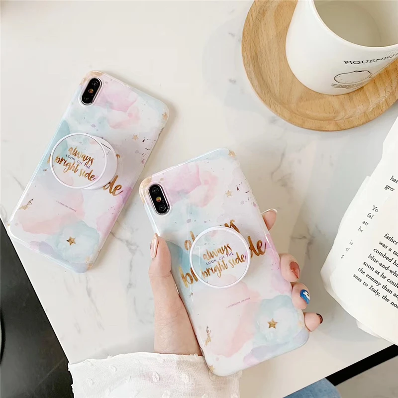Милый розовый чехол для телефона с динозавром для iphone 11pro max 7 8 Plus, мягкий чехол IMD Для iphone X, задняя крышка, чехол с кольцом