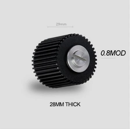 0.8mod(28mm thick) TILTA Nucleus-M Mod мотор шестерни 0,4, 0,5, 0,6, 0,7, 0,8, 0,8(толщина 28 мм - Цвет: 0.8mod(28mm thick)