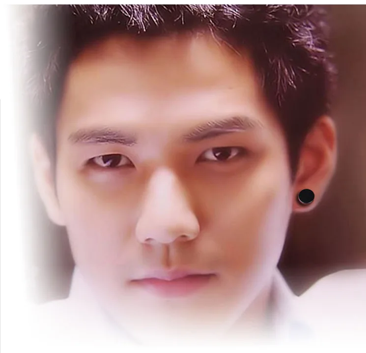 Мужские и женские серьги гвоздики из титановой стали в Корейском