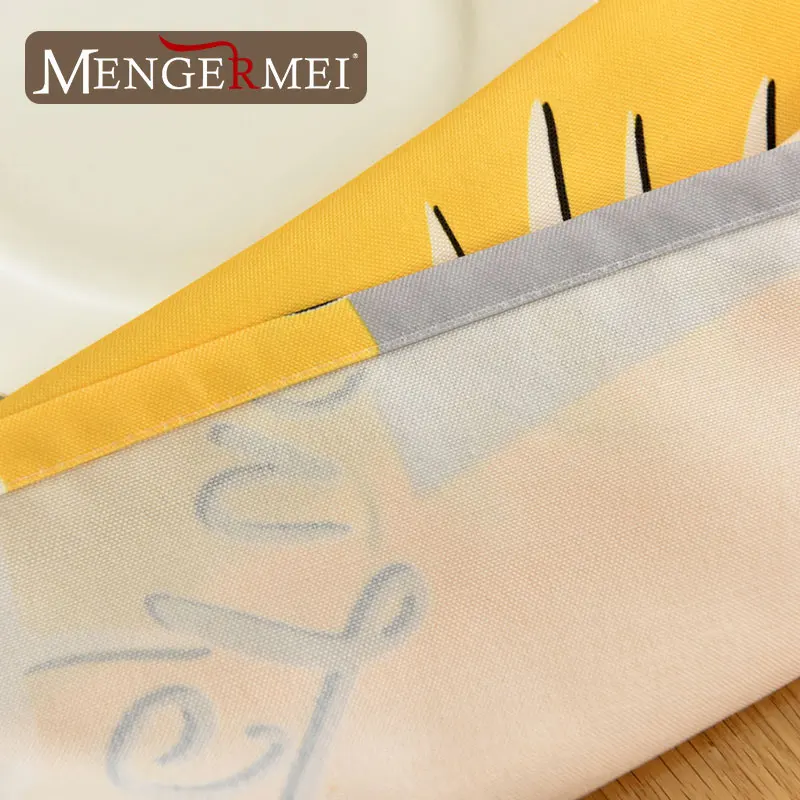 MENERME лист желтая скатерть Чехол для стула в скандинавском стиле