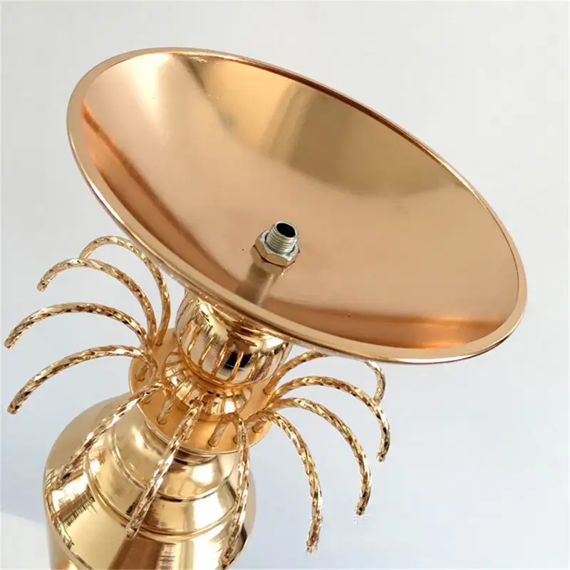 PEANDIM в форме фонтана ваза для цветов золотой свадебный стол центральные