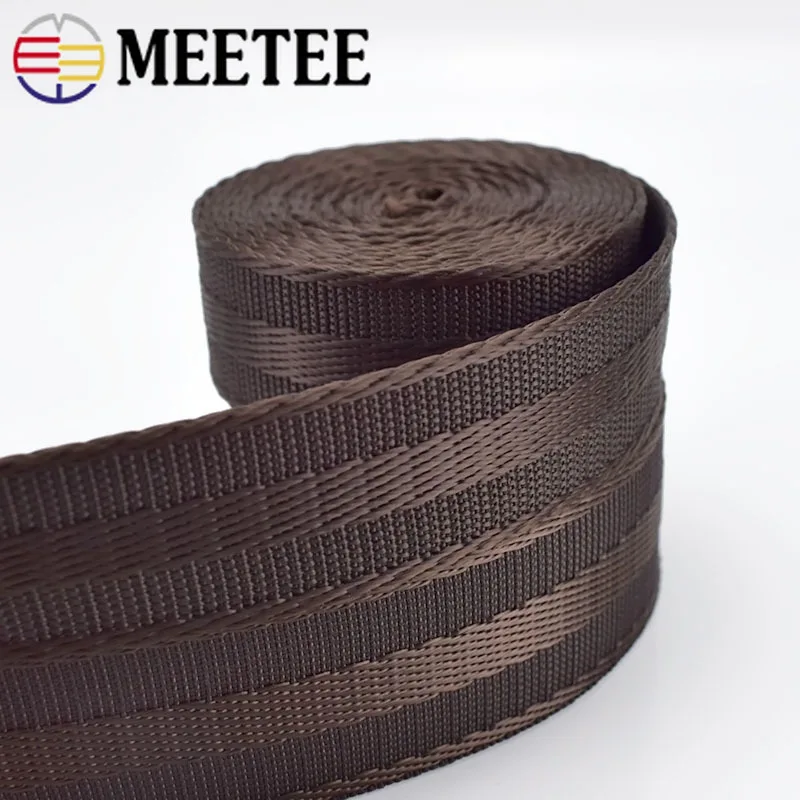 Meetee 44 метра 25-38 мм полиэстер нейлоновые лямки ленты DIY Безопасность сиденье