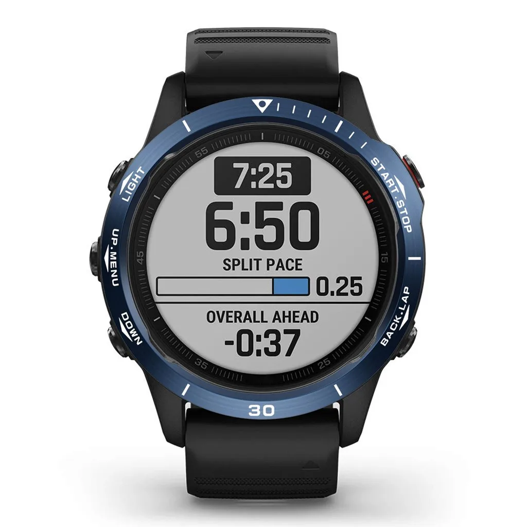 Для Garmin Fenix 6 весы часы кольцо клейкая крышка против царапин нержавеющая сталь
