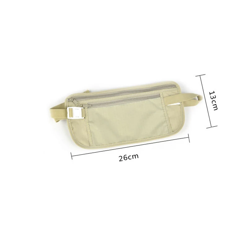 Спортивная поясная сумка для бега с защитой от кражи уличный дорожный кошелек