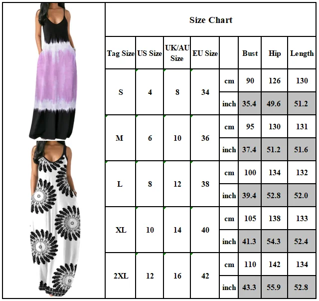 

Women Sleeveless Slip Maxi Long Dress Summer Holiday Party Sexy Baggy Sundress