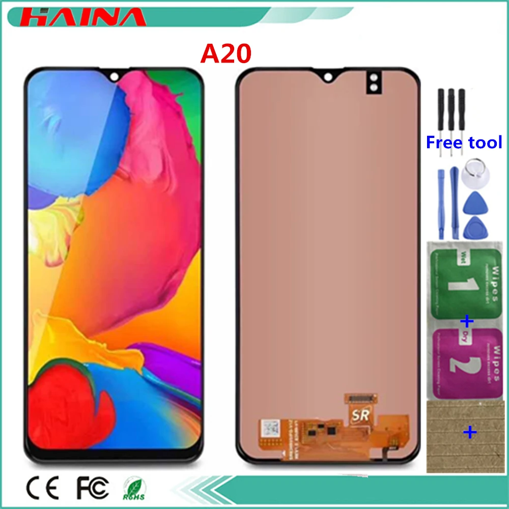 ЖК-дисплей 6 5 дюйма для Samsung Galaxy A20S A207 A2070 SM-A207F A20 A205 цифровой преобразователь