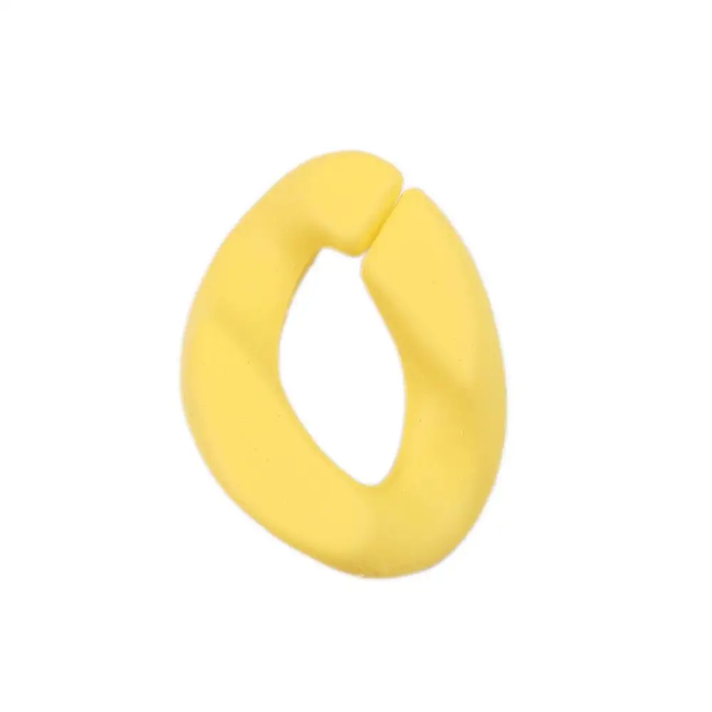 DoreenBeads Модные Акриловые Прорезиненные разъемы овальные красочные открытые