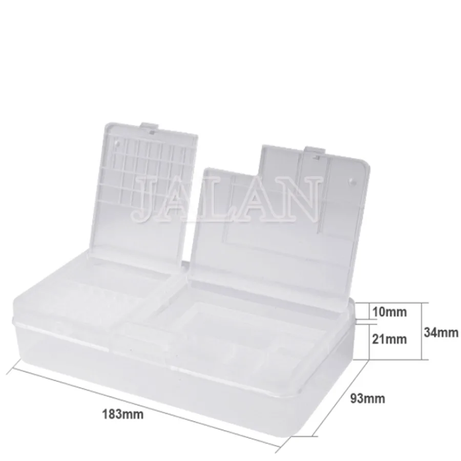 Multifunctional Storage Box for mobile phone motherboard LCD screen screws chips storage use plastic box