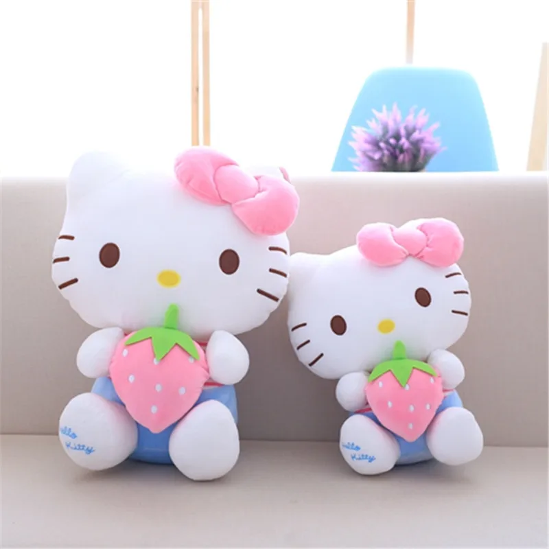 Имитация фруктов Kt кукла кот фруктовый мир милая плюшевая игрушка супер Hello Kitty