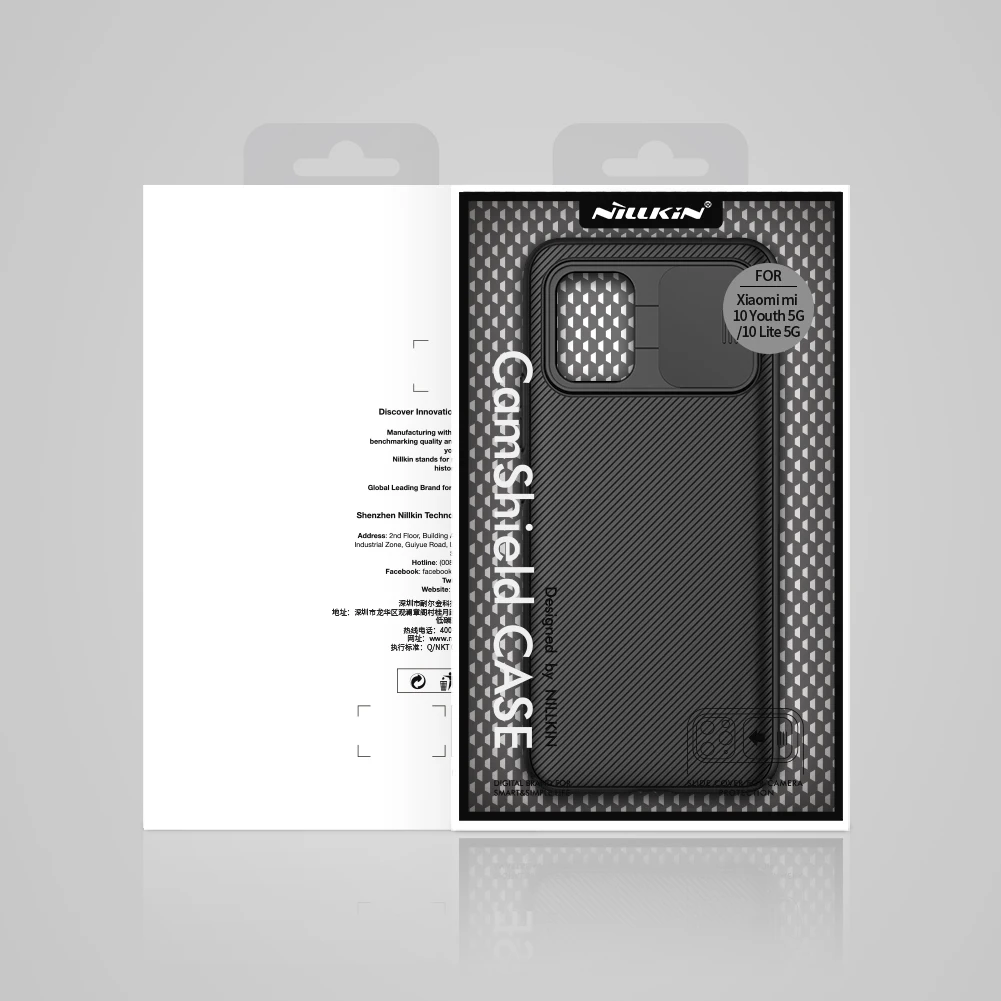 

NILLKIN for Xiaomi Mi 10 Youth 5G Cover MI 10 Lite MI 10 Zoom Phone Case,Camera Protection Slide Protect Cover Lens Protection