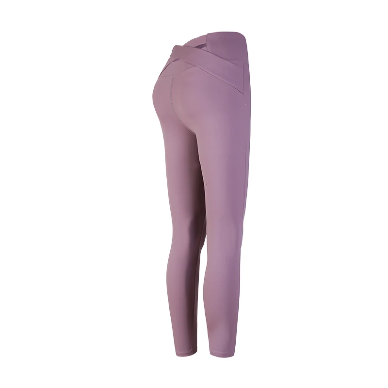 

High Waist Fitness Leggings Gym Tights Back-Cross Workout Pants For Running Trainning