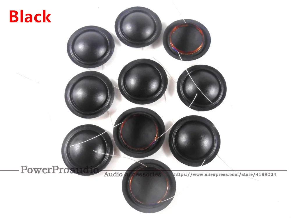 10 шт. 19 4 мм 20 25 5 28 высокочастотные динамики звуковая катушка 8 Ом черный шелковый