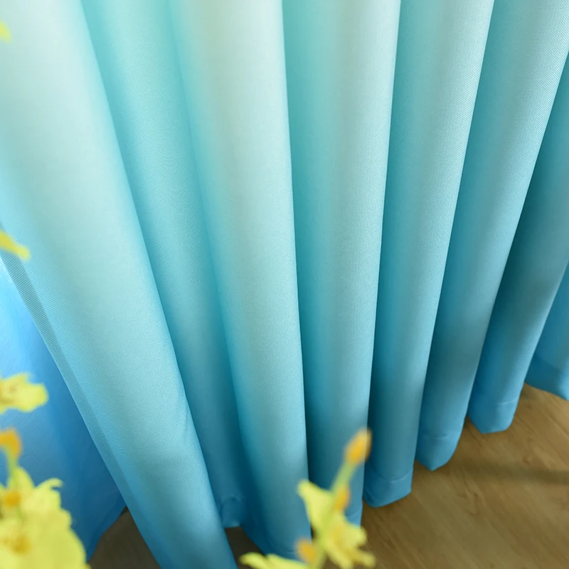 DIDIHOU вельветовые льняные шторы градиентного цвета прозрачные для гостиной кухни