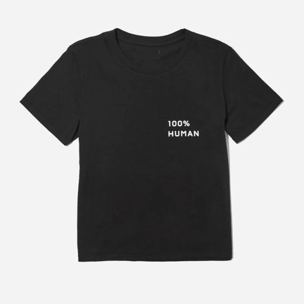 

Human Letter Print T-shirt Women Summer Clothes 2021 Short Sleeve Simple Basic Tee Shirt Femme Elegant T Shirt Tops 2021 Cotton