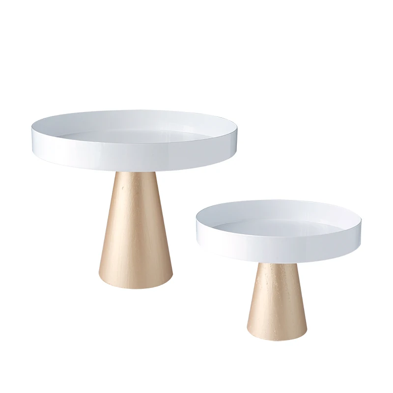 Белый металл торт Подставки 10 дюймов пирог на день рождения или свадьбу стойки