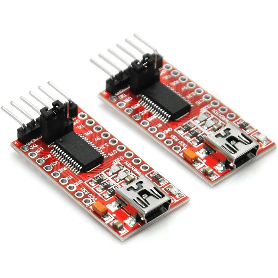 

2pcs/lot FT232RL FTDI Micro USB 3.3V 5.5V To TTL Serial Adapter Module For Arduino FT232 Mini Port