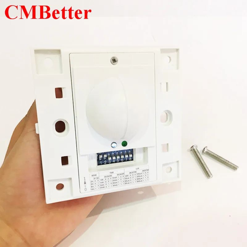 Микроволновый Радарный сенсорный выключатель светильник для лестницы