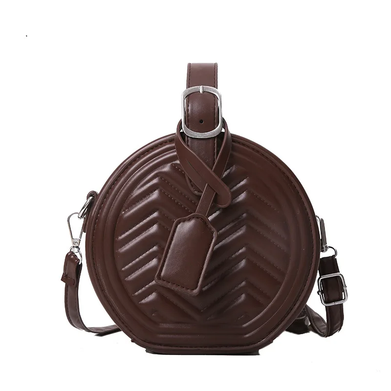 

2021 Autumn Fashion Trend In Small Round Bag Handbag Ling Commuter BaoChao Madame One Shoulder Inclined Across Packages
