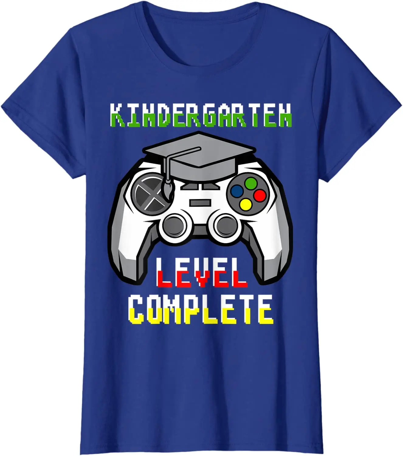 

2021 T Shirt Men Kawaii Summer Tops T-shirt Class Of 2021 Kindergarten Level Kids Video Game Graduation T-Shirt Graphic