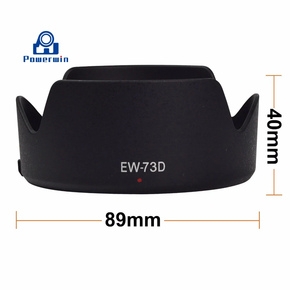 Powerwin EW 73B 73C EW73B EW73C EW73D бленда объектива лепесток Цветочный Тень для камеры Canon DSLR 73D
