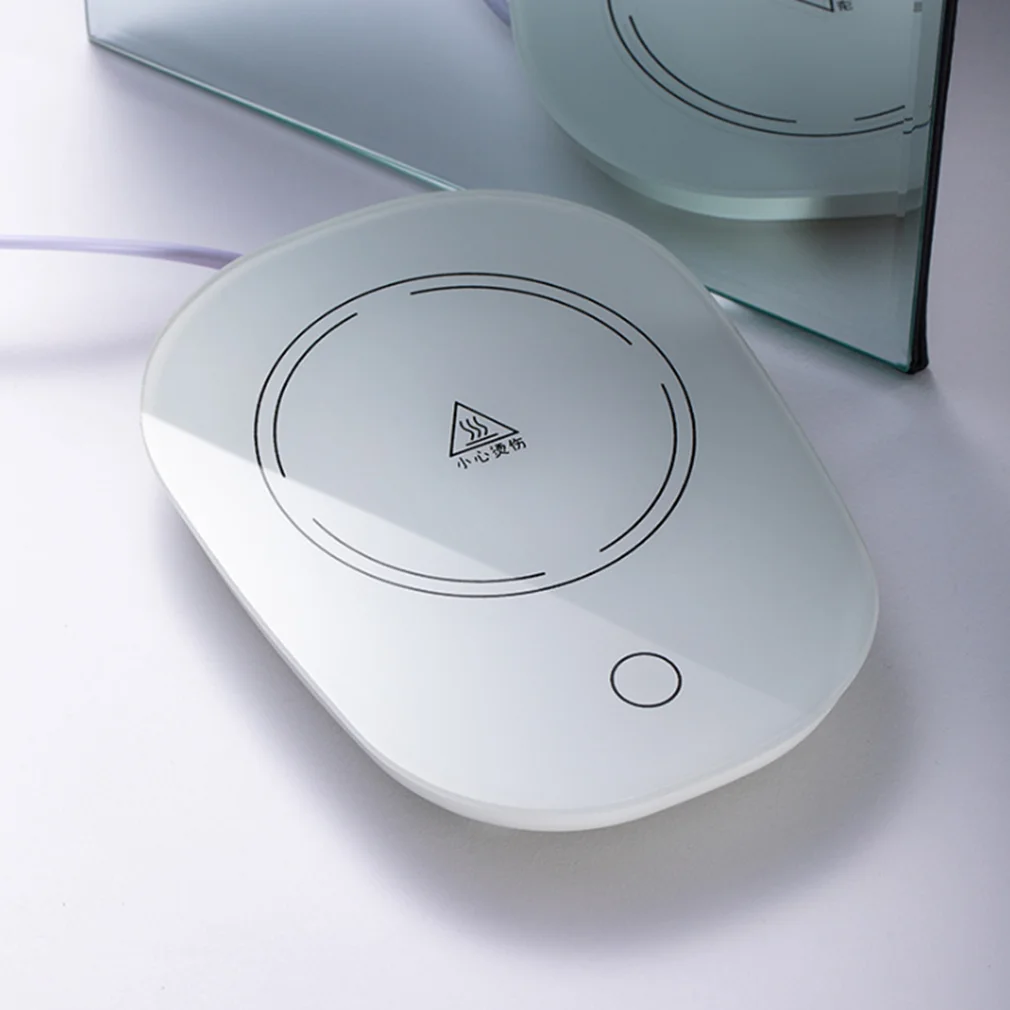 

55C Electric Mug Warmer Pad USB Portable Tea Coffee Milk Cup Heater Coaster Ceramic Mug Heating Pad Mini Heater For Cup