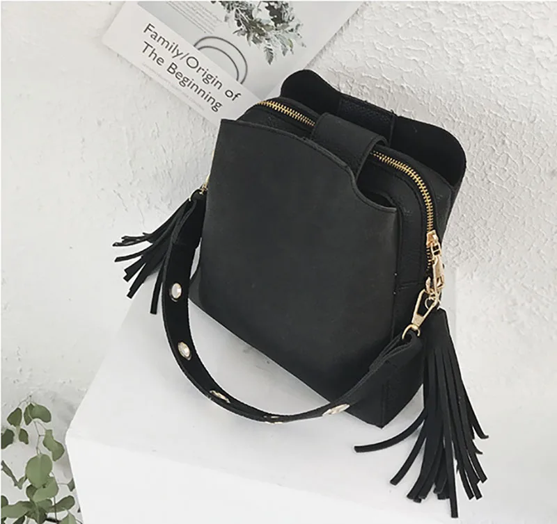 2019 Women Scrub Shoulder Bag Simple Female Crossbody Lady Mini Portable Handbag Vintage Solid color Messenger | Багаж и сумки