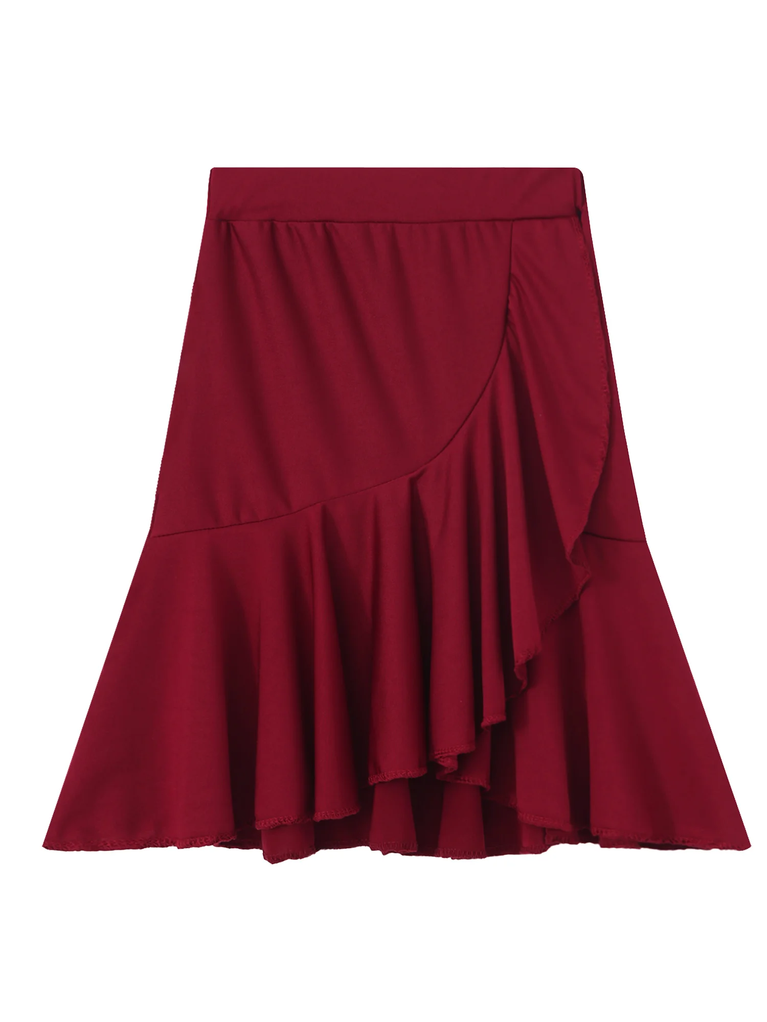 Женская юбка с высокой талией для латиноамериканских танцев |