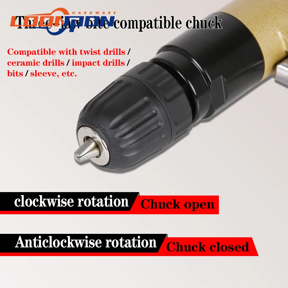 Пневматический пистолет с самоблокирующимся пистолетом 3/8 &quot пневматический