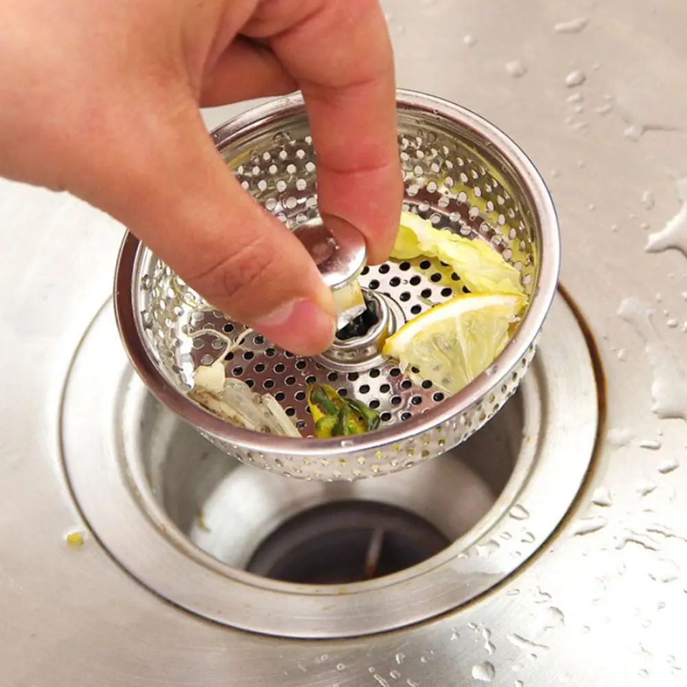 

1 шт. 304 Сталь фильтр-пробка для кухонной раковины раковина Ванная комната бассейна оптом сливной высокое качество Plug раковина отходов U2C2