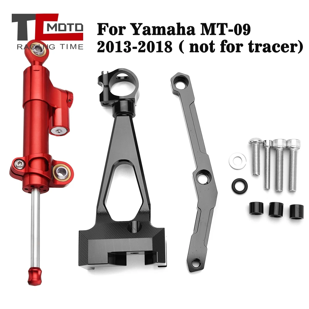 

MT-09 MT09 Motorcycle Steering Stabilizer Damper Mounting Bracket Kit for Yamaha MT-09 MT09 FZ09 FZ-09 2013-2017 2015 2016 2014