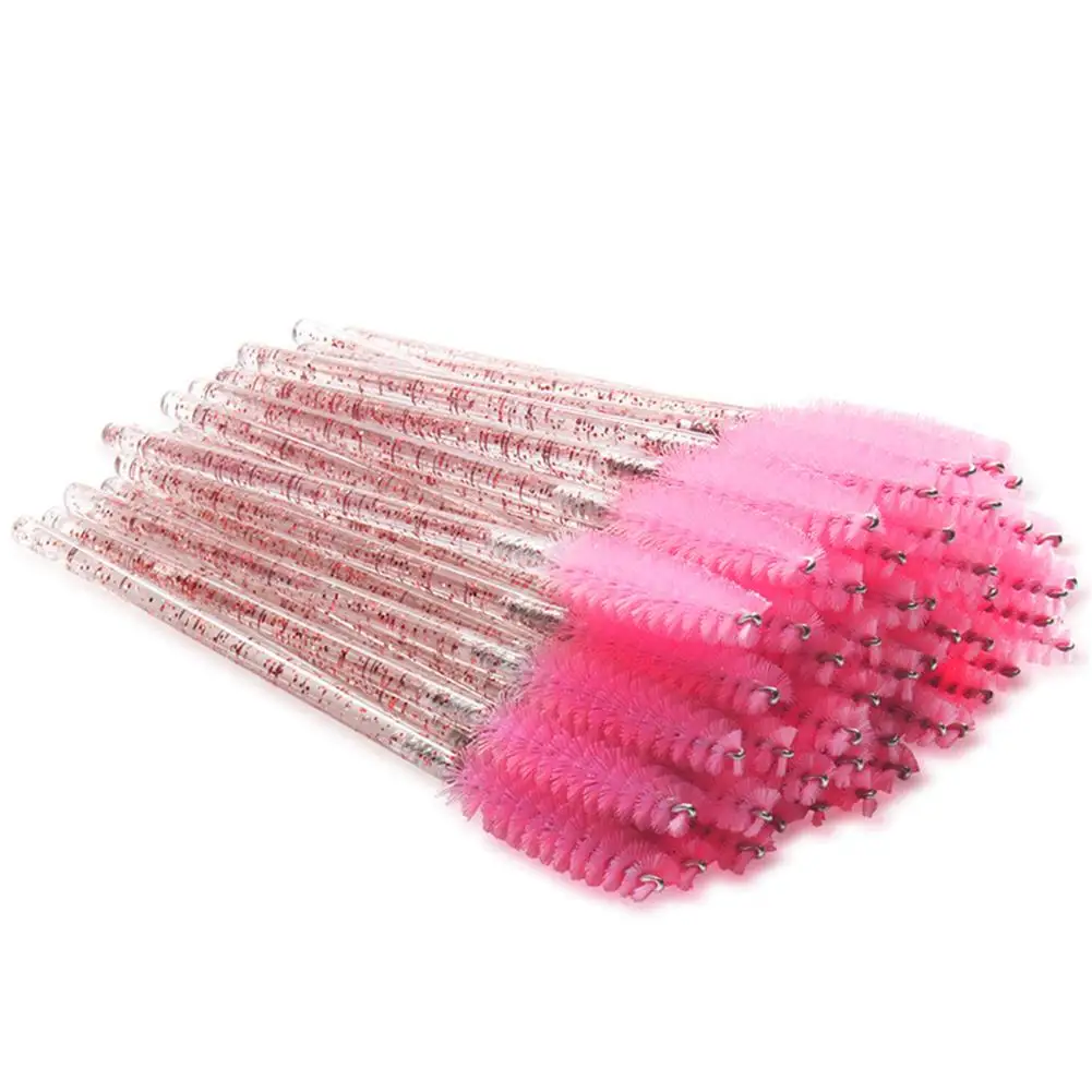 50 шт./компл. искусственные кисти для туши ресниц палочки аппликатор Прививка