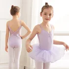 Балерина с коротким рукавом для девочек 2-10 лет