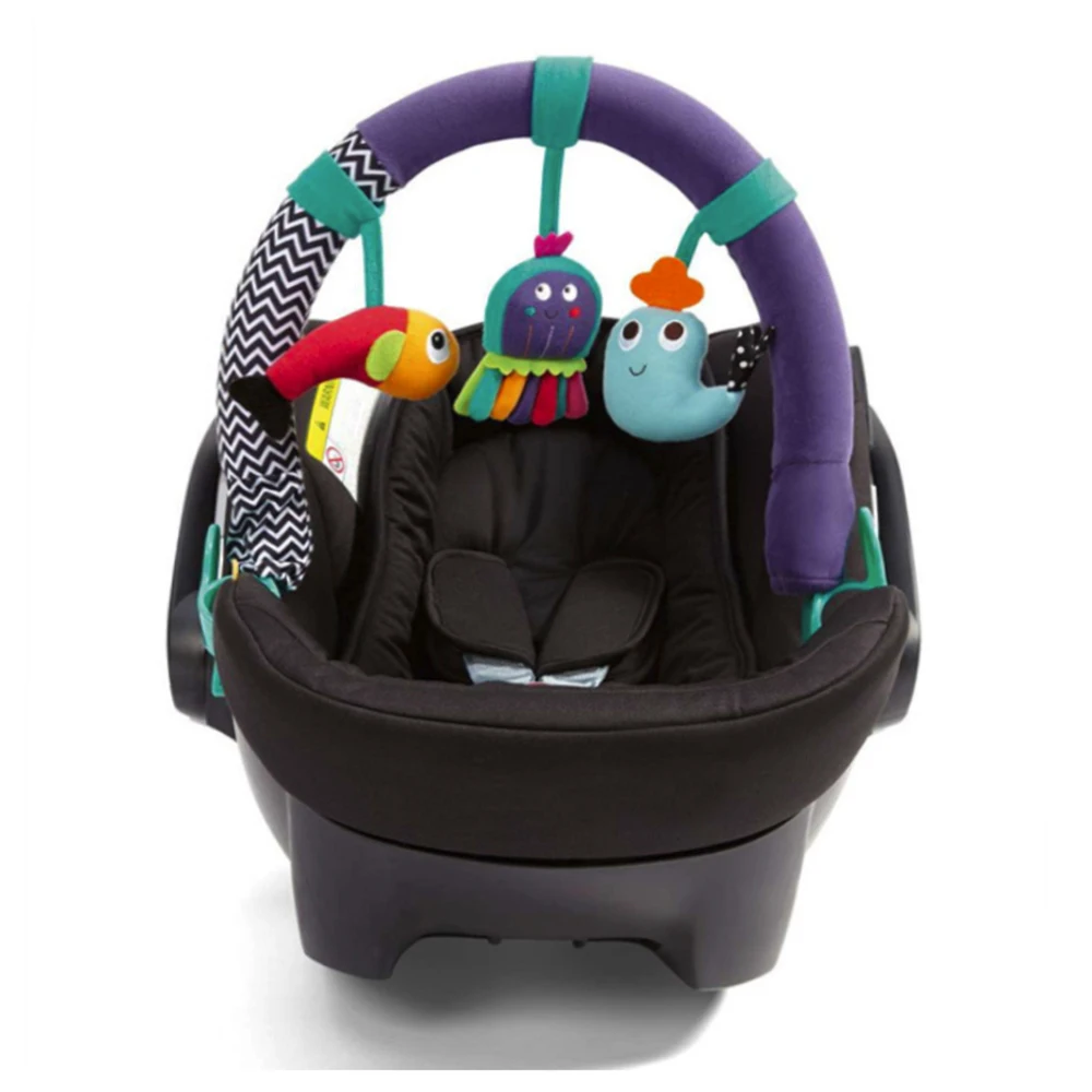 Регулируемый зажим музыкальные погремушки висит Детская кровать кукла ткань