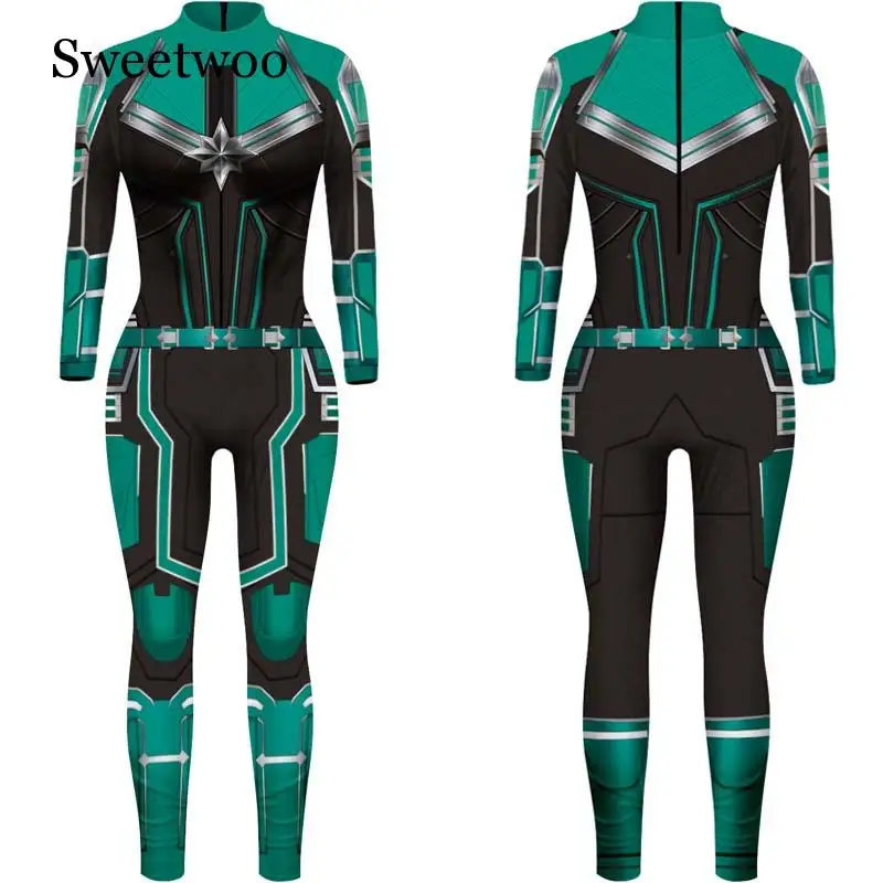 Цифровые Печатные Фитнес комбинезоны спортивный костюм для женщин с высоким