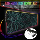 Цветной RGB-подсветильник ка для компьютера, 4 порта