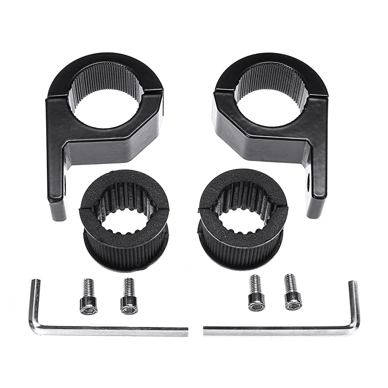 Mayitr 2pcs Car Motorcycle Bull Bar Mount Bracket Fog Driving Spot Light Clamp Work Lamp Support 23mm Accessories | Автомобили и