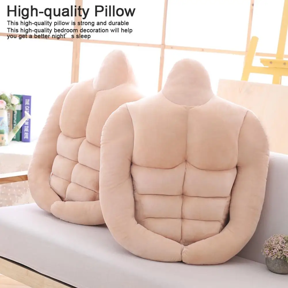 Забавный мускулистый парень постельное белье плюшевая игрушка кукла мягкая