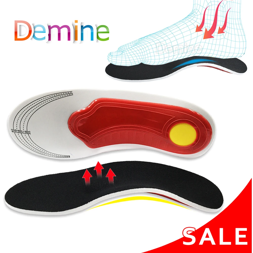 Удобные ортопедические стельки с плоской подошвой для обуви подошвенного