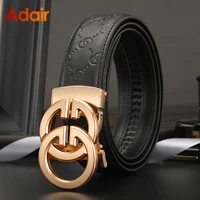 luxury men belts cowskin genuine leather double g letter buckle designers belts for men famous brand dress wedding work strap