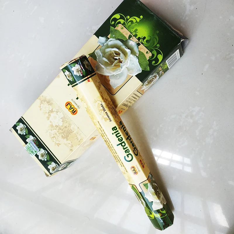 F гардения ладан палочки одна маленькая коробка Индийские благовония Тибетский