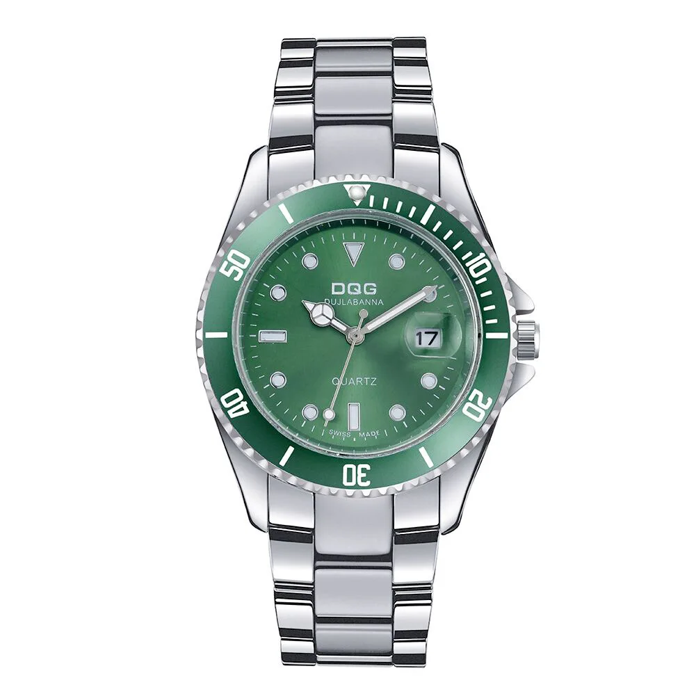 

Montre Homme Brand Hot Sale Classic Green Leisure Fashion Men's Watch relógio Business Waterproof Calendar Watch For Men Relojes