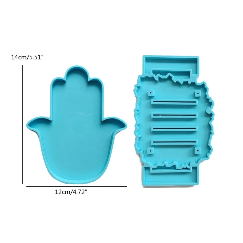 

5 Pcs/Set Corn Coaster Cup Holder Epoxy Resin Mold Cup Mat+Stand Silicone Mould