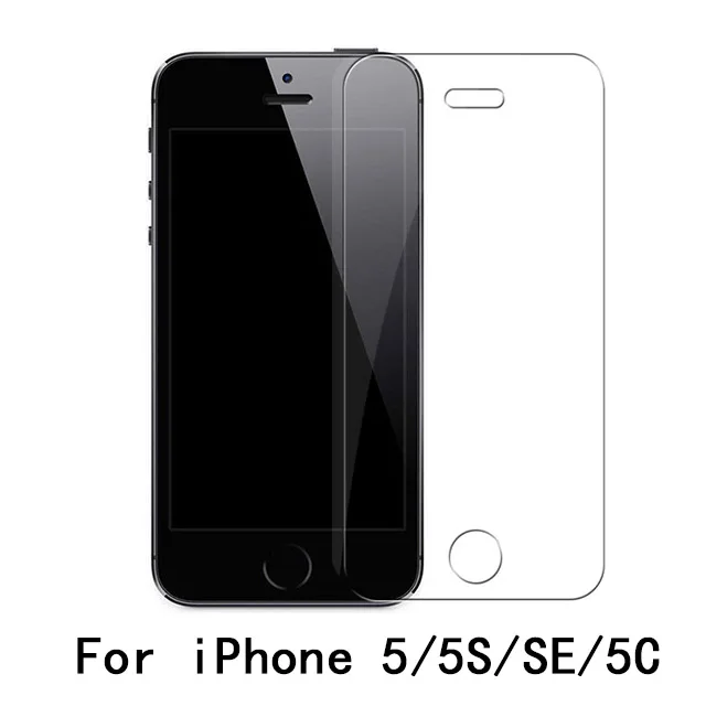 Закаленное стекло для iphone 7 plus 4 4S 5 5S se 6 6s плюс 8 плюс стекло iphone 8 x screen Protector защитное стекло на айфон 7 6 - Цвет: For iphone 5 5S SE