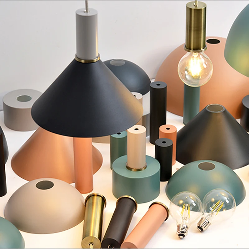 Дания дизайнерские красочные подвесные светильники для кухни спальни