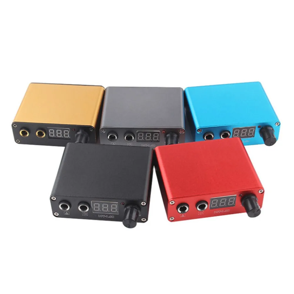 

Tattoo Power Supply Digital LCD Display Dual Mini Tattoo Power For Rotary Tattoo Machine Gun Tool Accessory